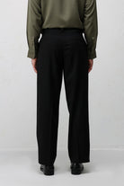 Antioch Siyah Relaxed Fit Pileli Erkek Pantolon