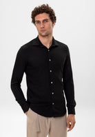 Antioch-Siyah Slim Fit Erkek Gömlek-Gömlek-4-Milagron.com