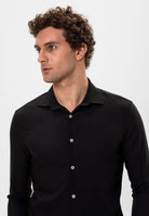 Antioch-Siyah Slim Fit Erkek Gömlek-Gömlek-5-Milagron.com