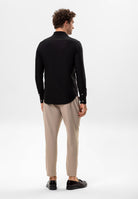 Antioch-Siyah Slim Fit Erkek Gömlek-Gömlek-6-Milagron.com