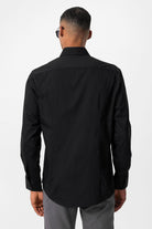 Antioch-Siyah Slim Fit Klasik Erkek Gömlek-Gömlek-5-Milagron.com