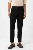 Antioch-Siyah Slim Fit Klasik Erkek Takım-Takım Elbise-5-Milagron.com