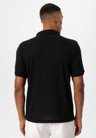 Antioch-Siyah Slim Fit Polo Yaka Erkek T Shirt-T-Shirts-6-Milagron.com