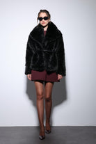 Antioch-Siyah Suni Kürk Kadın Ceket-Ceket-5-Milagron.com