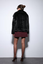 Antioch-Siyah Suni Kürk Kadın Ceket-Ceket-8-Milagron.com