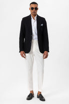 Antioch-Siyah Torba Cepli Astarsız Erkek Blazer Ceket-Ceket-3-Milagron.com