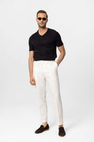 Antioch-Siyah V Yaka Basic Erkek T Shirt-T-Shirts-2-Milagron.com