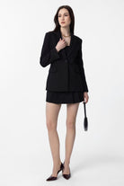 Antioch-Siyah Vücuda Oturan Kadın Blazer Ceket-Blazer Ceket-2-Milagron.com