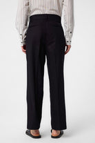 Antioch-Siyah Yüksek Bel Pamuklu Erkek Pantolon-Kumaş Pantolon-5-Milagron.com