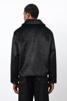 Antioch-Siyah Yumuşak Dokulu Erkek Mont-Mont-7-Milagron.com