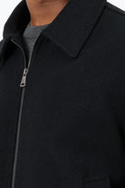 Antioch-Siyah Yün Karışımlı Erkek Ceket-Ceket-5-Milagron.com