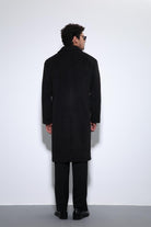 Antioch-Siyah Yün Karışımlı Kruvaze Erkek Kaban-Kaban-5-Milagron.com