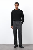 Antioch-Siyah örme Triko Erkek Kazak-Kazak-3-Milagron.com