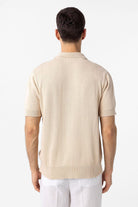 Antioch Taş 100% Pamuk Polo Yaka Triko T-Shirt
