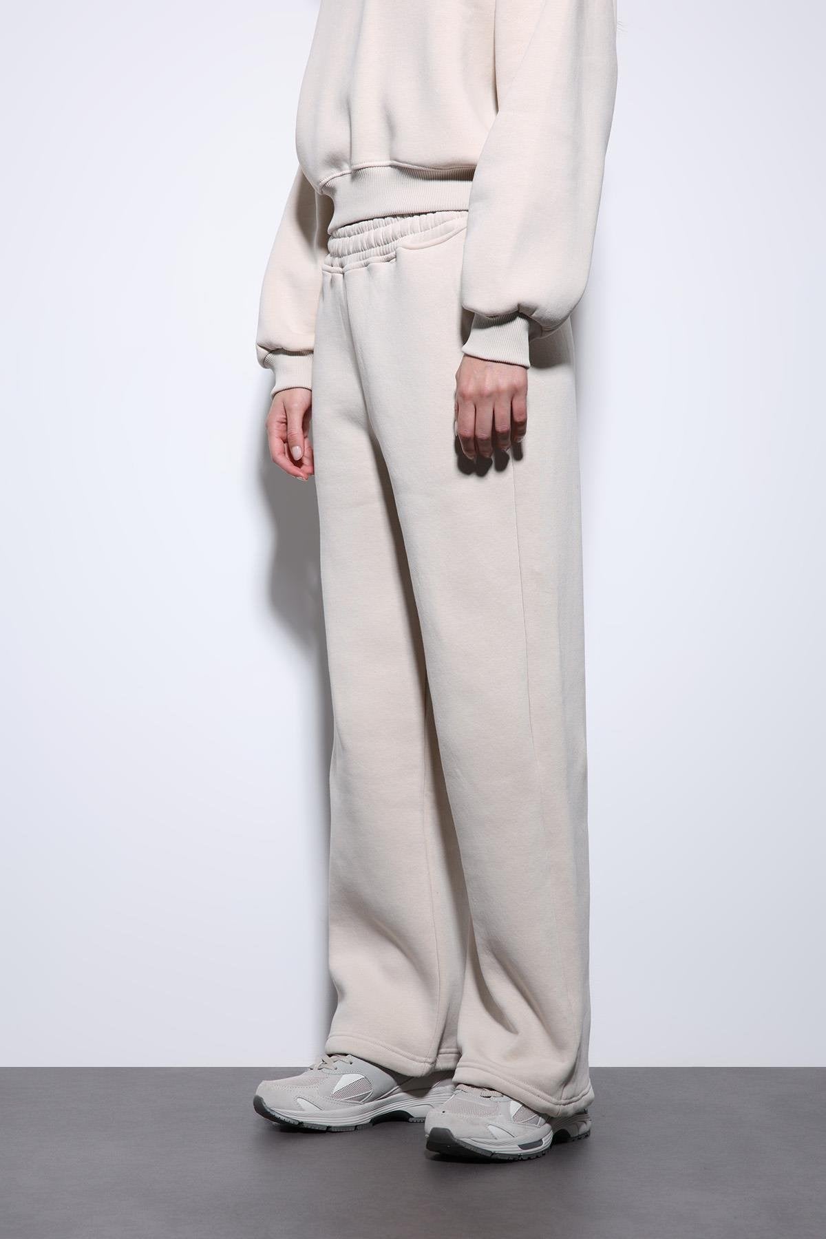 Antioch-Taş Basic Ayarlanabilir Paça Kadın Eşofman Altı-Eşofman-3-Milagron.com