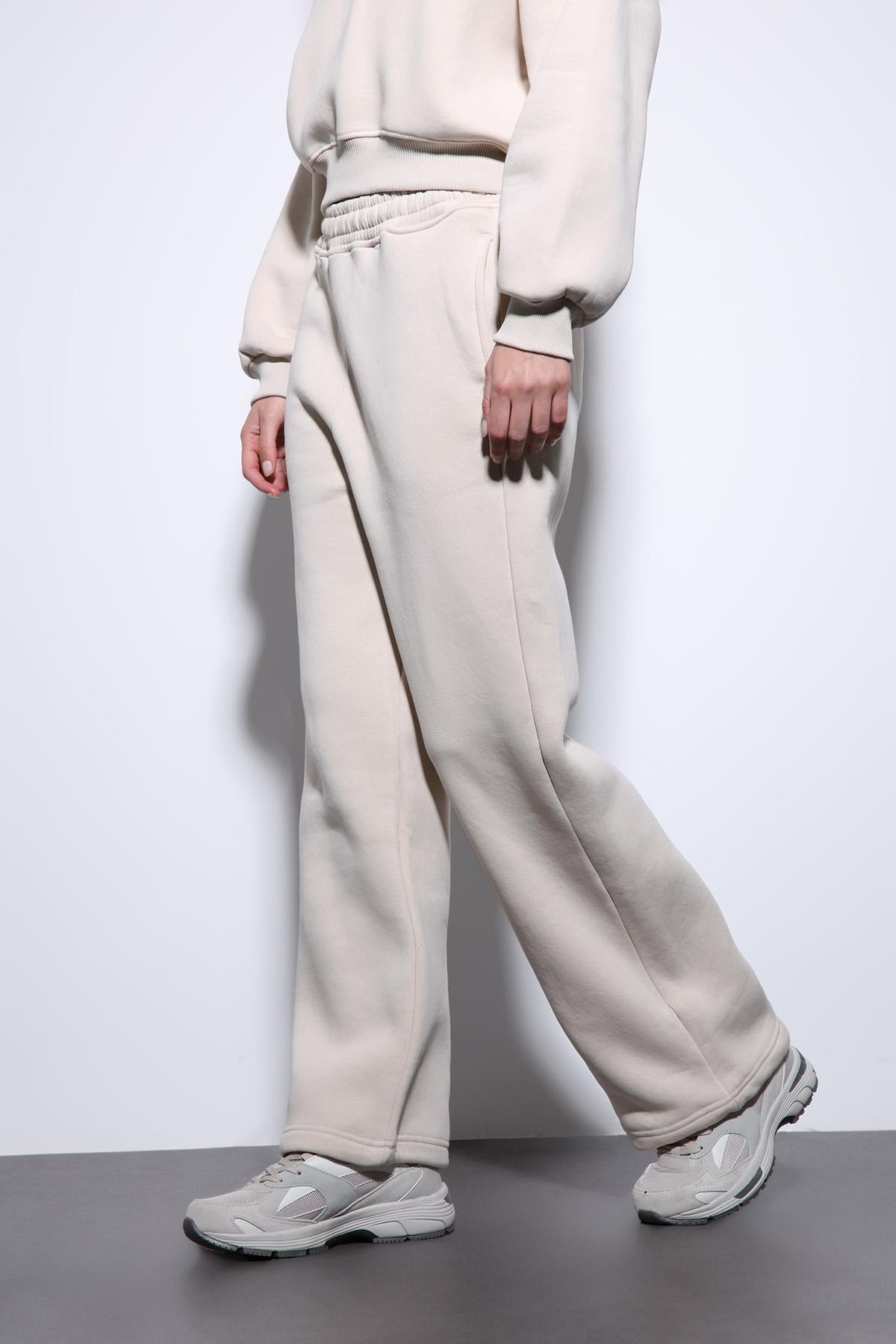 Antioch-Taş Basic Ayarlanabilir Paça Kadın Eşofman Altı-Eşofman-4-Milagron.com