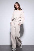 Antioch-Taş Basic Kadın Sweatshirt-Sweatshirt-2-Milagron.com