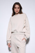 Antioch-Taş Basic Kadın Sweatshirt-Sweatshirt-4-Milagron.com