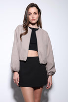 Antioch-Taş Bel Lastikli Crop Kadın Mont-Mont-3-Milagron.com