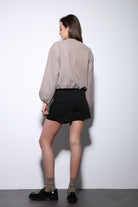 Antioch-Taş Bel Lastikli Crop Kadın Mont-Mont-6-Milagron.com