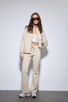 Antioch-Taş Bomber Ceket Ve İspanyol Paça Eşofman Takım-Eşofman-2-Milagron.com