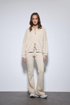 Antioch-Taş Bomber Ceket Ve İspanyol Paça Eşofman Takım-Eşofman-6-Milagron.com