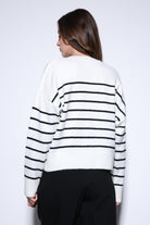 Antioch-Antioch Taş çizgili Triko Kazak-Kazak-4-Milagron.com