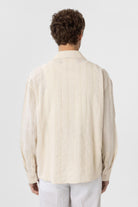 Antioch-Taş Dokulu Jakarlı Pamuklu Erkek Gömlek-Gömlek-10-Milagron.com