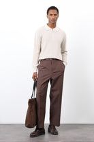 Antioch-Taş Fermuarlı Erkek Triko Kazak-Kazak-1-Milagron.com