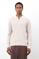 Antioch-Taş Fermuarlı Erkek Triko Kazak-Kazak-4-Milagron.com