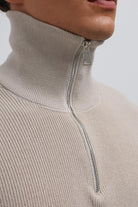 Antioch-Taş Fermuarlı Triko Erkek Kazak-Kazak-5-Milagron.com