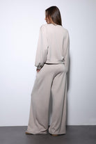 Antioch-Taş Geniş Paça Relaxed Kadın Takım-Takım-7-Milagron.com