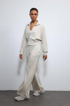 Antioch-Taş Geniş Paça çizgili Eşofman Takım-Takım-2-Milagron.com