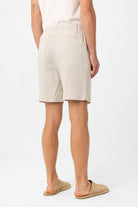 Antioch-Taş Keten Karışımlı Erkek şort-Şort-5-Milagron.com