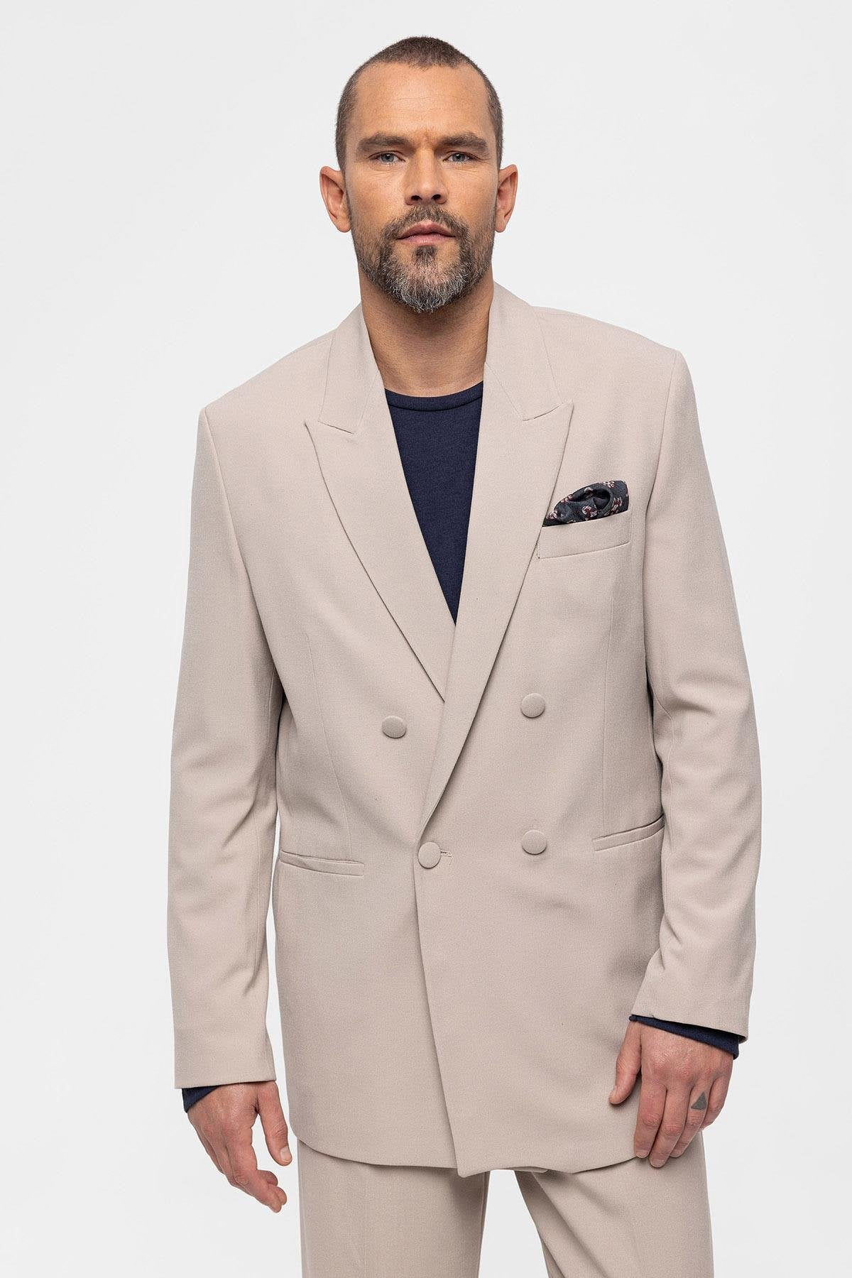 Antioch-Taş Kruvaze Ceket-Ceket-4-Milagron.com