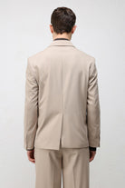 Antioch Taş Kruvaze Relaxed Fit Erkek Blazer Ceket
