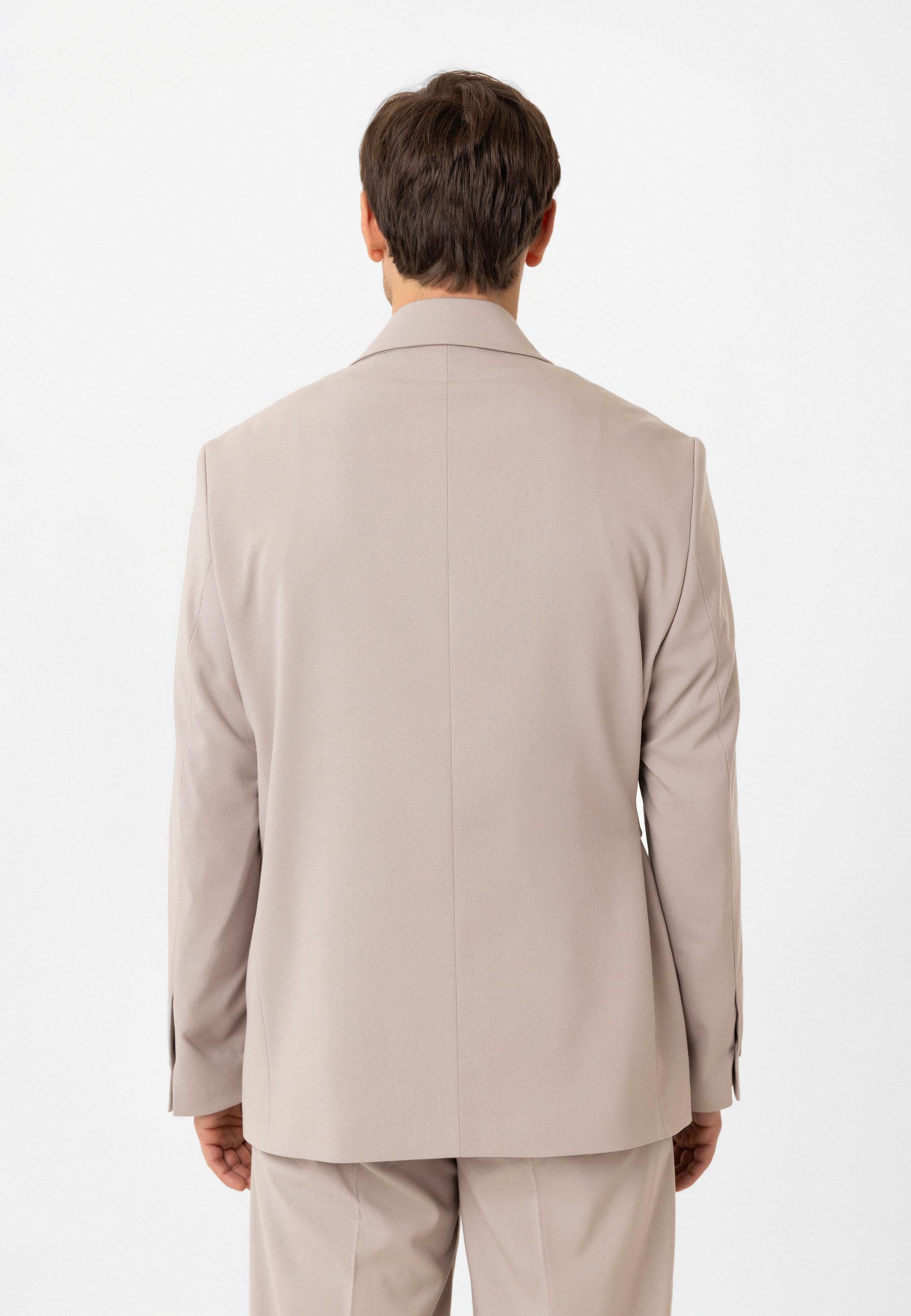 Antioch-Taş Kuşaklı Relax Fit Erkek Blazer Ceket-Blazer Ceket-4-Milagron.com