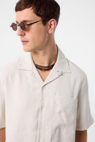 Antioch-Taş Modal Kumaş Erkek Gömlek-Gömlek-4-Milagron.com