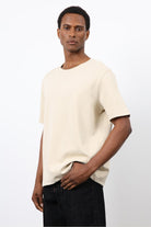 Antioch-Taş Regular Fit Basic Erkek T Shirt-T-Shirt-2-Milagron.com