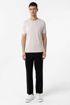 Antioch-Taş Regular Fit Modal Teknik Kumaş Erkek T Shirt-T-Shirts-4-Milagron.com