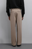 Antioch-Taş Relax Fit Baggy Pilili Erkek Pantolon-Kumaş Pantolon-4-Milagron.com