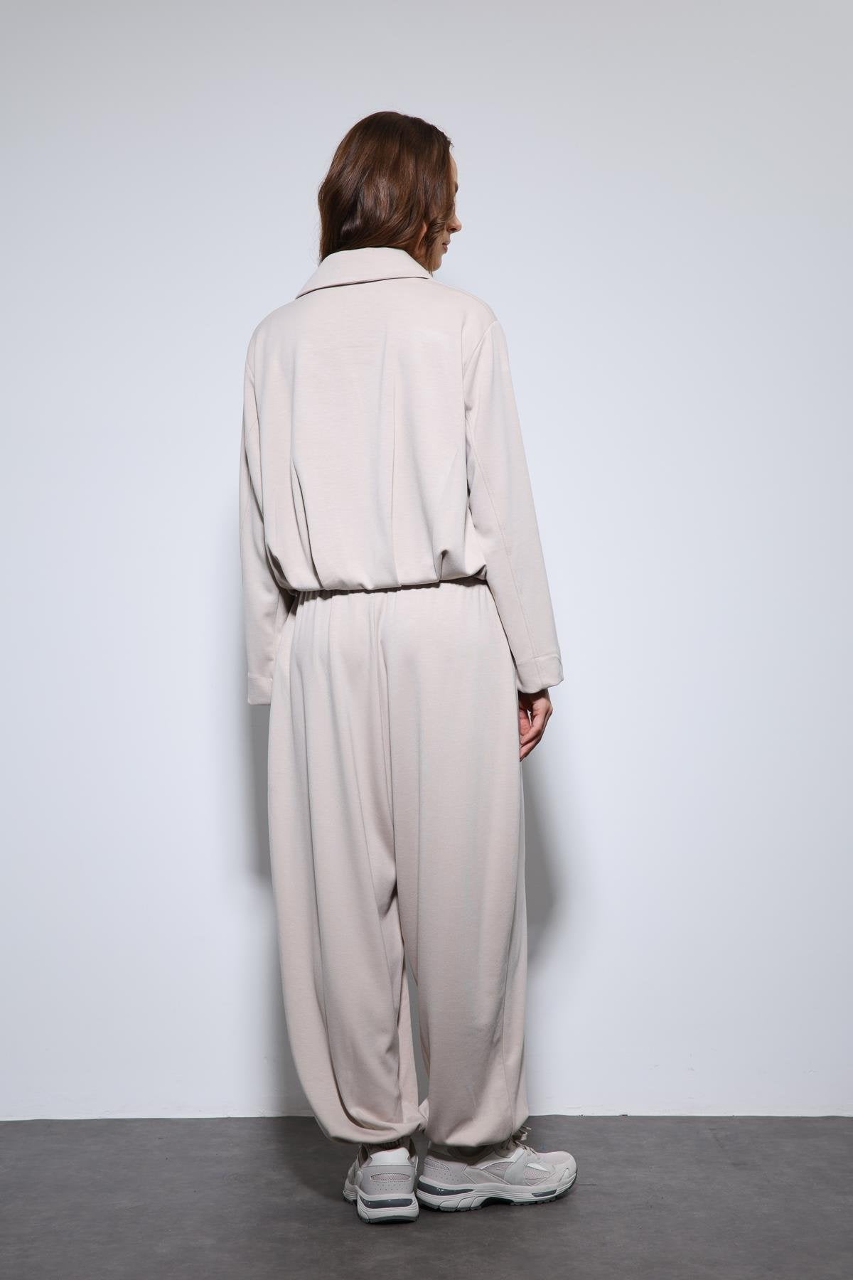 Antioch-Taş Volümlü Ceket Ve Paça Lastikli Eşofman Takım-Eşofman-7-Milagron.com