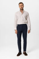 Antioch-Taş Yaka Düğmeli Slim Fit Erkek Gömlek-Gömlek-4-Milagron.com