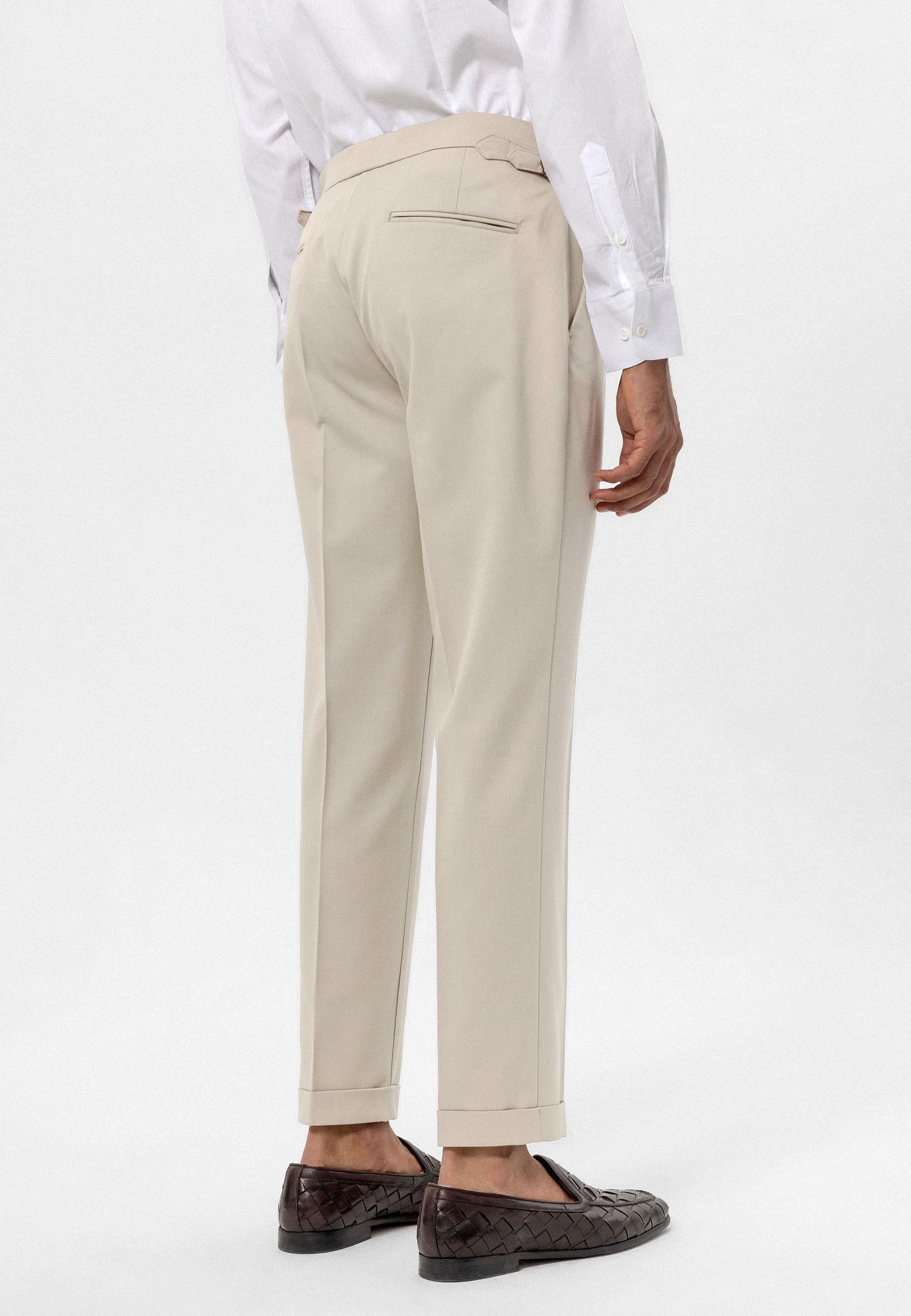 Antioch-Taş Yüksek Bel Regular Fit Erkek Pantolon-Kumaş Pantolon-6-Milagron.com