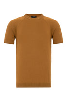 Antioch-Tütün Bisiklet Yaka Triko T Shirt-Kazak & Triko-7-Milagron.com