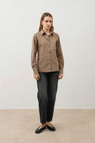 Antioch Vizon Basic Slim Fit Kadın Gömlek