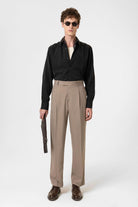 Antioch-Vizon Çizgili Relaxed Fit Erkek Pantolon-Kumaş Pantolon-2-Milagron.com