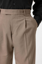 Antioch-Vizon Çizgili Relaxed Fit Erkek Pantolon-Kumaş Pantolon-4-Milagron.com