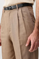 Antioch Vizon Keten Karışımlı Erkek Baggy Pantolon