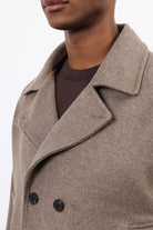 Antioch-Vizon Kruvaze Kapama Kısa Erkek Kaban-Kaban-5-Milagron.com